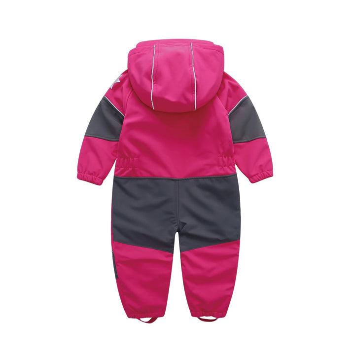 Combinaison Softshell Imperméable pour Enfants de 3 à 6 Ans - Doublée en Polaire